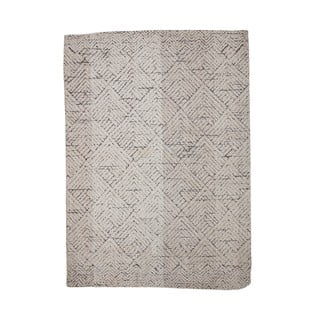 Krem tepih od mješavine pamuka 150x210 cm Saxo – Bloomingville