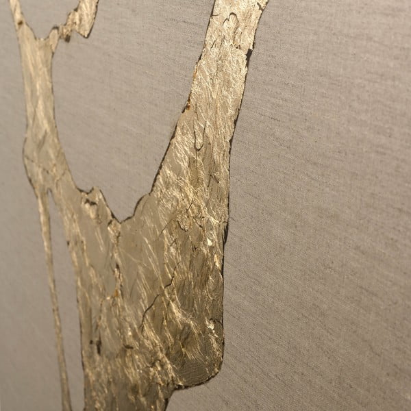 Ručno oslikana slika 90x120 cm Wild Horizon Gold – Malerifabrikken-image-3