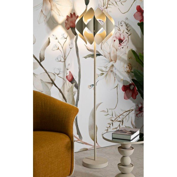 Bež stojeća svjetiljka s metalnim sjenilom (visina 155 cm) Space – Mauro Ferretti-image-1