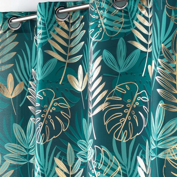 Zelena zavjesa 140x260 cm Ornella – douceur d'intérieur-image-1