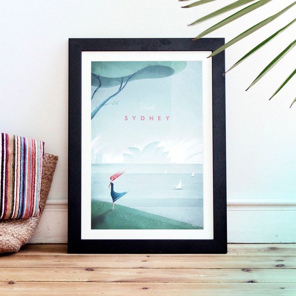Poster Travelposter Sydney, A2-image-1