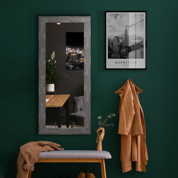 Zidno ogledalo u sivom okviru Styler Jyvaskyla, 60 x 148 cm-image-1