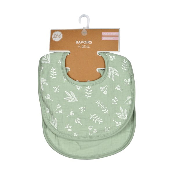 Zeleni podbraci u setu 2 kom od muslina – Bébé Douceur-image-2