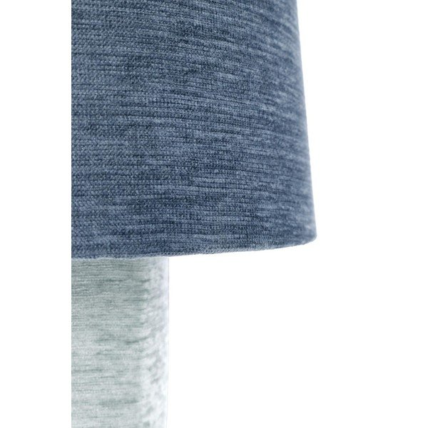 Plava metalna stolna lampa s tekstilnim sjenilom (visina 50 cm) Demra – Bizzotto-image-3