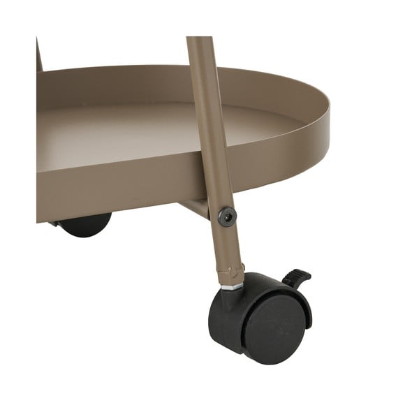 Metalna kolica za posluživanje na kotačima 27,5x60 cm Empoli – House Nordic-image-3