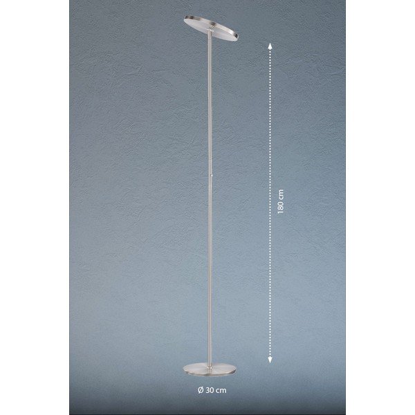 LED stojeća svjetiljka u srebrnoj boji (visina 180 cm) Fabi – Fischer & Honsel-image-1