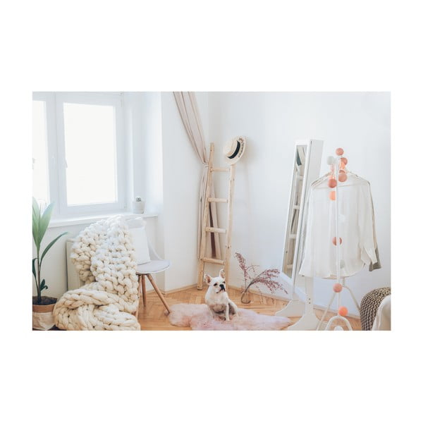 Bijeli stojeći ormarić za nakit s ogledalom i LED svjetlom Bonami Essentials Bien-image-3