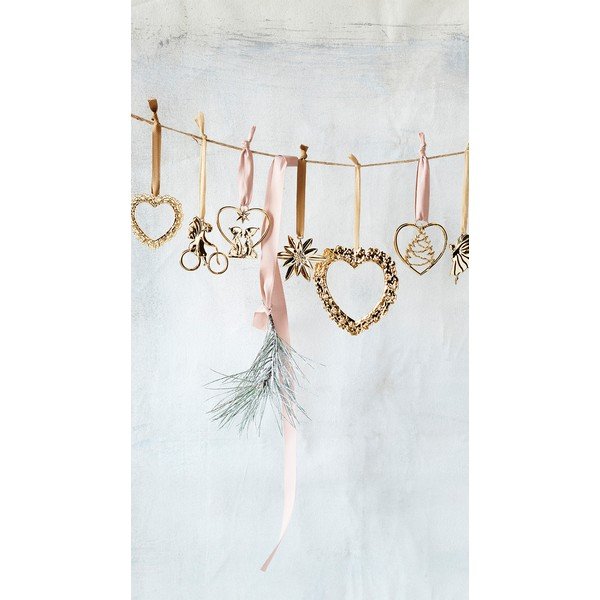 Viseći božićni ukras u zlatnoj boji Kähler Design-image-4