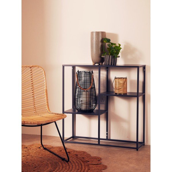 Sivi željezni regal 80x81x26 cm Acero – Premier Housewares-image-1