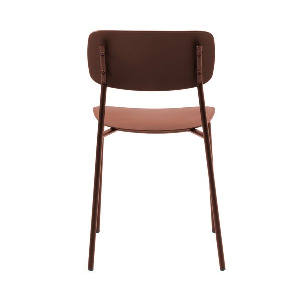 Blagovaonske stolice u setu 2 kom boja terakote Kirkland – Unique Furniture-image-3