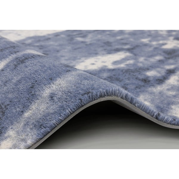 Plavi vuneni tepih 160x240 cm Albo – Agnella-image-2