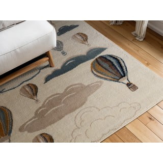 Krem dječji tepih 160x235 cm Hot Air Balloon – Hanse Home