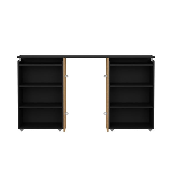 Crno uzglavlje 145x80 cm Naia – Tvilum-image-3