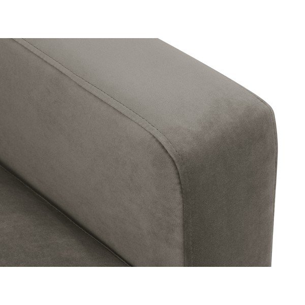Sivi baršunasti kauč Kooko Home Harmony, 220 cm-image-1