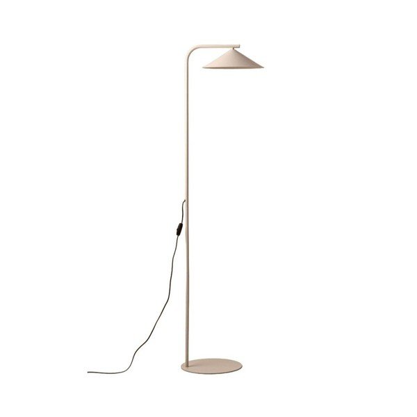 Krem metalna stojeća svjetiljka (visina 160 cm) Nocte – Micadoni 