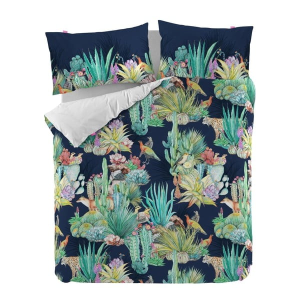 Pamučna poplun za bračni krevet Happy Friday Cactus, 220 x 220 cm