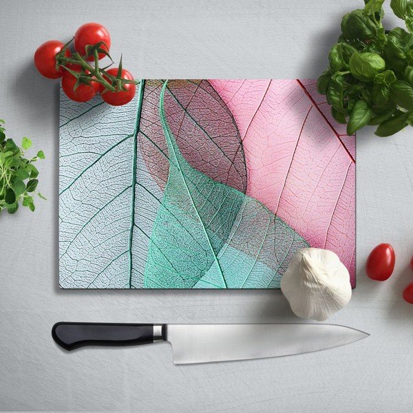 Staklena daska za rezanje Insigne Leaf-image-1