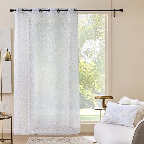 Bijela prozirna zavjesa od voila 140x240 cm Duchesse – douceur d'intérieur-image-1