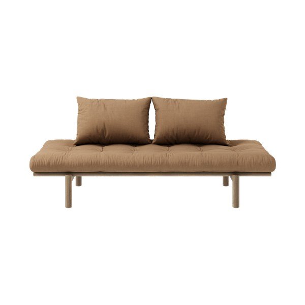 Smeđi kauč na razvlačenje 200 cm Pace - Karup Design