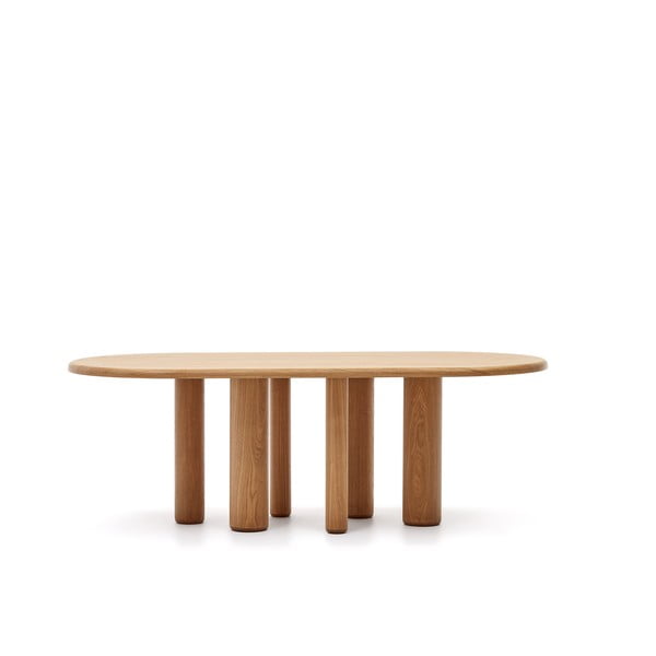 Blagovaonski stol u dekoru jasena 105x220 cm Mailen – Kave Home