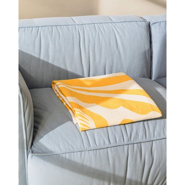 Žuta  deka 165x200 cm Lino – noo.ma-image-4