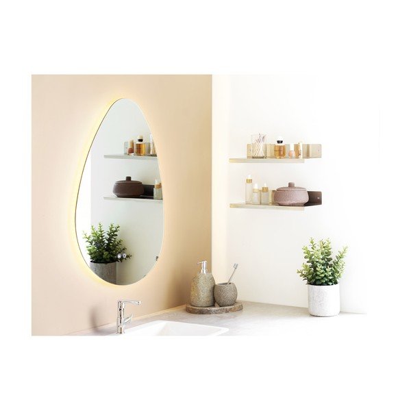 Željezna polica u srebrnoj boji 40 cm Nagoya – House Nordic-image-1