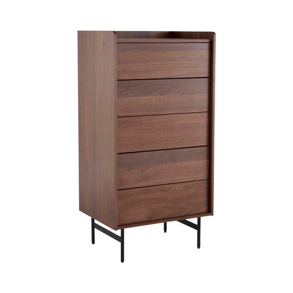 Komoda u dekoru oraha u tamnoj prirodnoj boji 60x118,5x45 cm Örgryte – Jotex-image-2