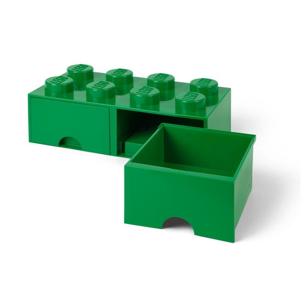 Zelena kutija za pohranu s dvije ladice LEGO®-image-2