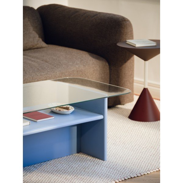 Svijetlo plavi stolić za kavu 63x100 cm Tovo – noo.ma-image-3