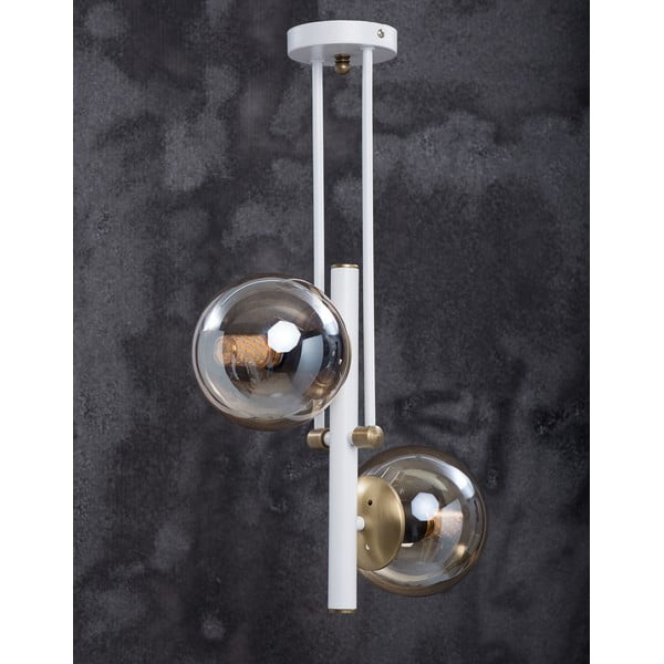 Viseća svjetiljka sa staklenim sjenilom ø 15 cm Libra – Squid Lighting-image-3