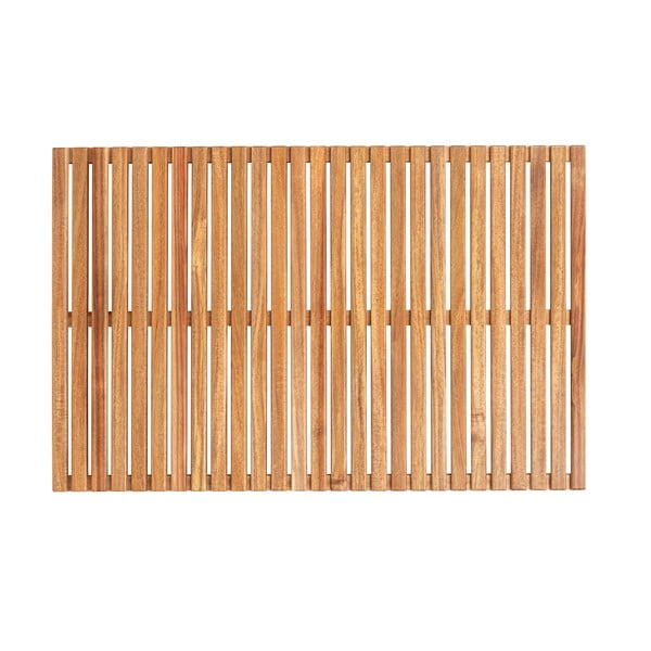 Kupaonski otirač od drva akacije Wenko, 55 x 85 cm