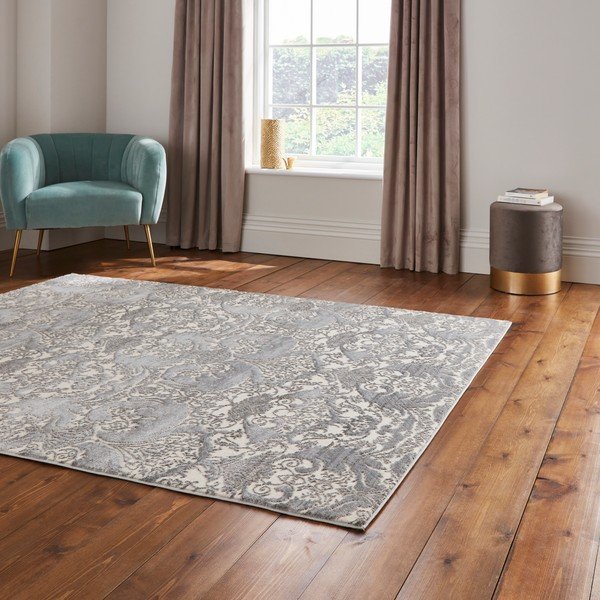 Sivi/krem tepih 160x235 cm Imperial Grey – Think Rugs-image-2