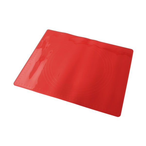 Crvena silikonska folija za pečenje Dr. Oetker Flexxibel Love, 38 x 30 cm