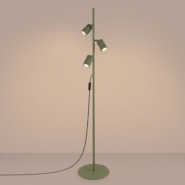 Zelena stojeća svjetiljka aluminijska sa savitljivom konstrukcijom (visina 155 cm) Gleam – Sollux-image-4