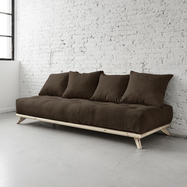 Sofa Senza Natural / Choco Brown