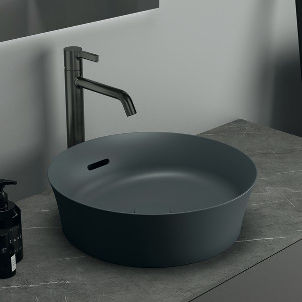 Sivi keramički okrugao umivaonik ø 40 cm Ipalyss – Ideal Standard-image-1