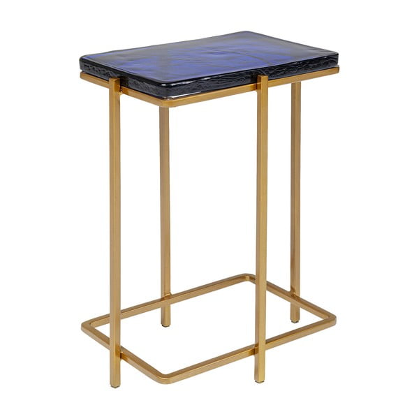 Pomoćni stolić u zlatnoj boji Kare Design Lagoon, visina 50 cm-image-1