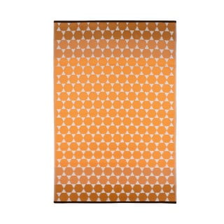 Narančasti vanjski tepih Green Decore Hexagon, 90 x 150 cm