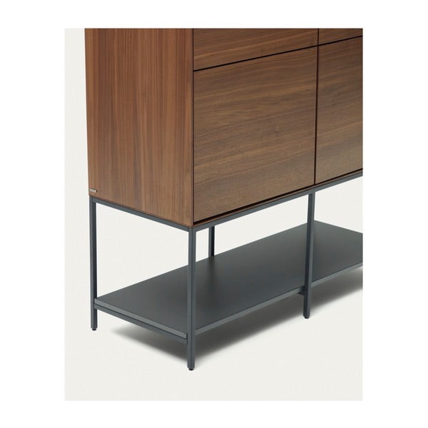 Ormarić u dekoru oraha u prirodnoj boji 97,5x160 cm Vedrana – Kave Home-image-3