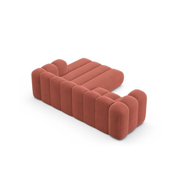 Ružičasta kutna garnitura (s desnim kutom) Lupine – Micadoni Home-image-3