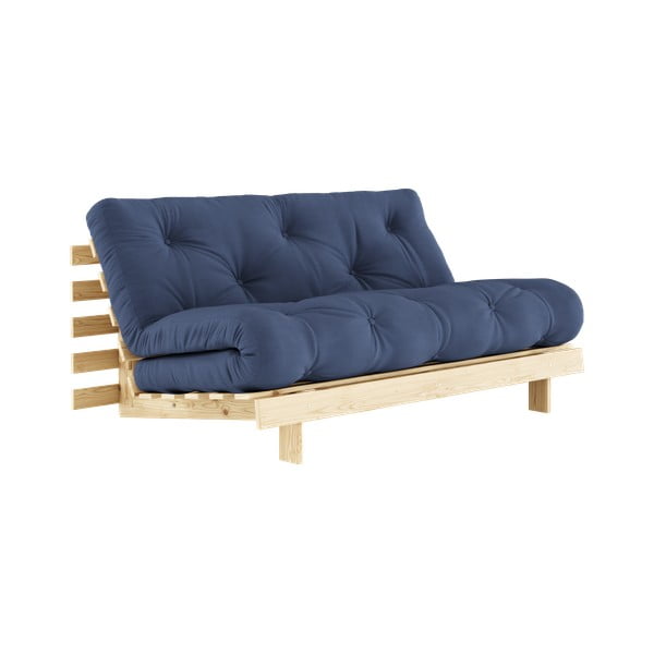 Plavi kauč na razvlačenje 160 cm Roots - Karup Design