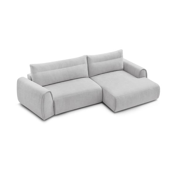 Svijetlo siva kutna garnitura Aden – Bobochic Paris-image-4