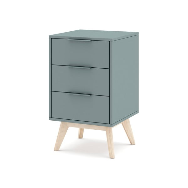 Noćni ormarić prljavo zeleni Pisco – Marckeric-image-2