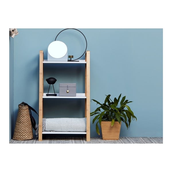 Polica za kupaonicu od bambusa na 3 razine Wenko Finja-image-3