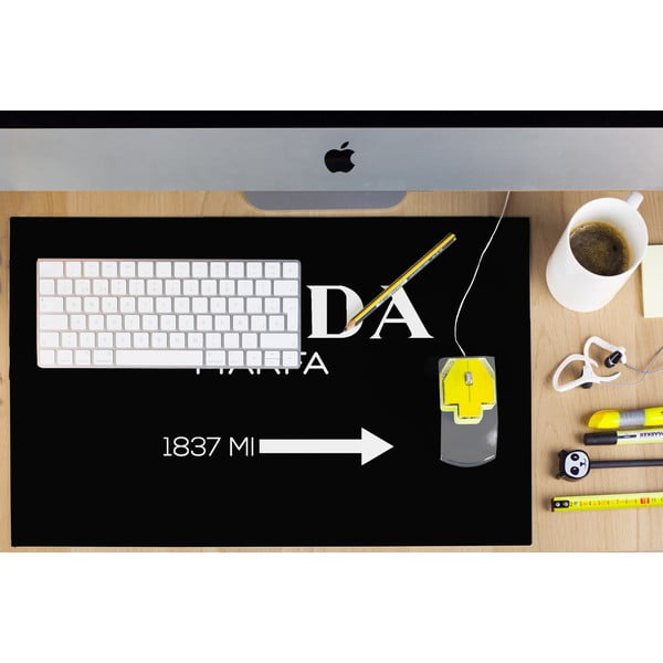 Crna podloga za stol Black Prada - Little Nice Things-image-1