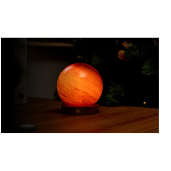 Tamno smeđi svjetlosni ukras s USB ø 12 cm Sand Storm – Gingko-image-3