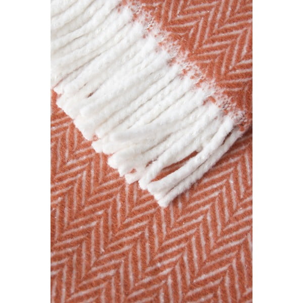 Pokrivač boje terakota s pamukom Euromant Skyline, 140 x 180 cm-image-2