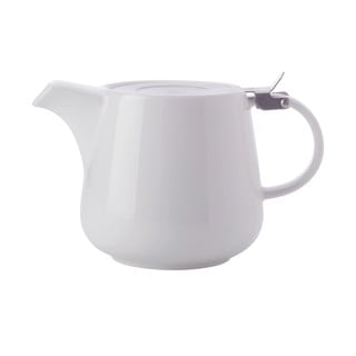 Bijeli porculanski čajnik s Maxwell & Williams Basic cjediljkom, 1,2 l