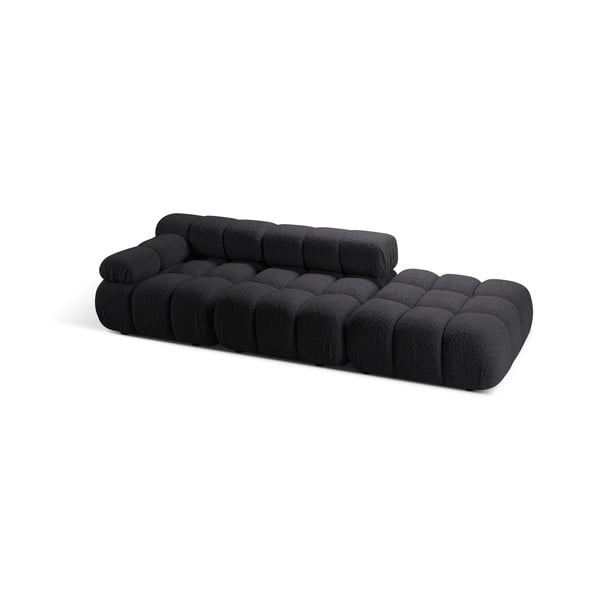 Antracitno siva sofa od bouclé tkanine 288 cm Bellis – Micadoni -image-3