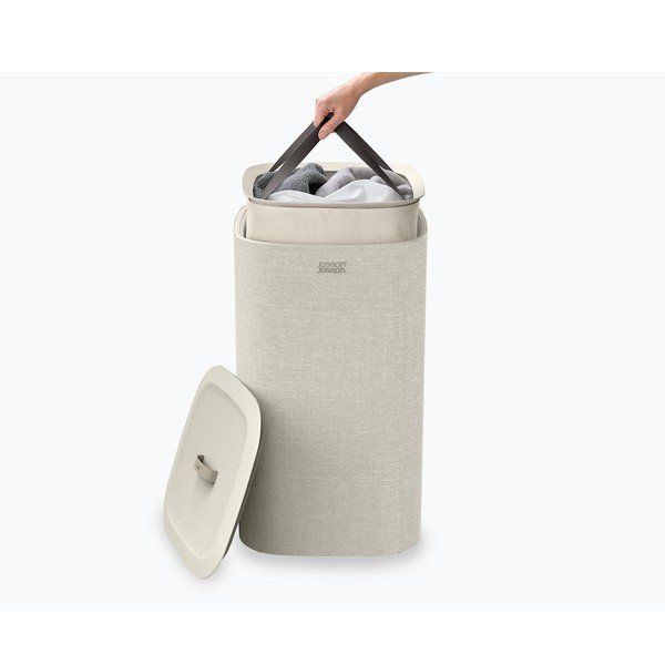 Bež tekstilna košara za rublje 60 l Tota One – Joseph Joseph-image-3